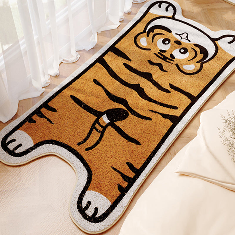 Tapis de tapis de zone lavable à la mode à la mode à la mode à la mode avec support sans glissement