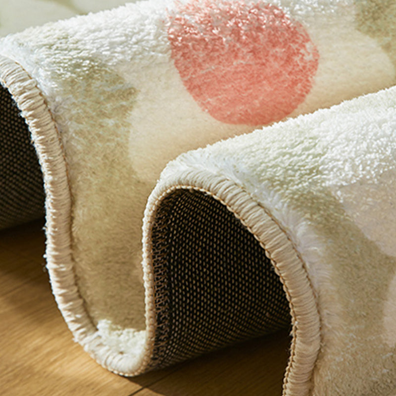 Tapis de tapis de zone lavable à la mode à la mode à la mode à la mode avec support sans glissement