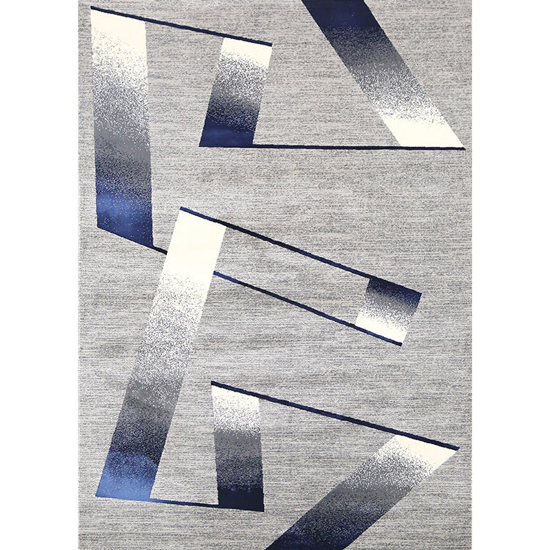 Gold Modern Area Carpet Polypropylene Graphic Carpet Washable Carpet for Living Room