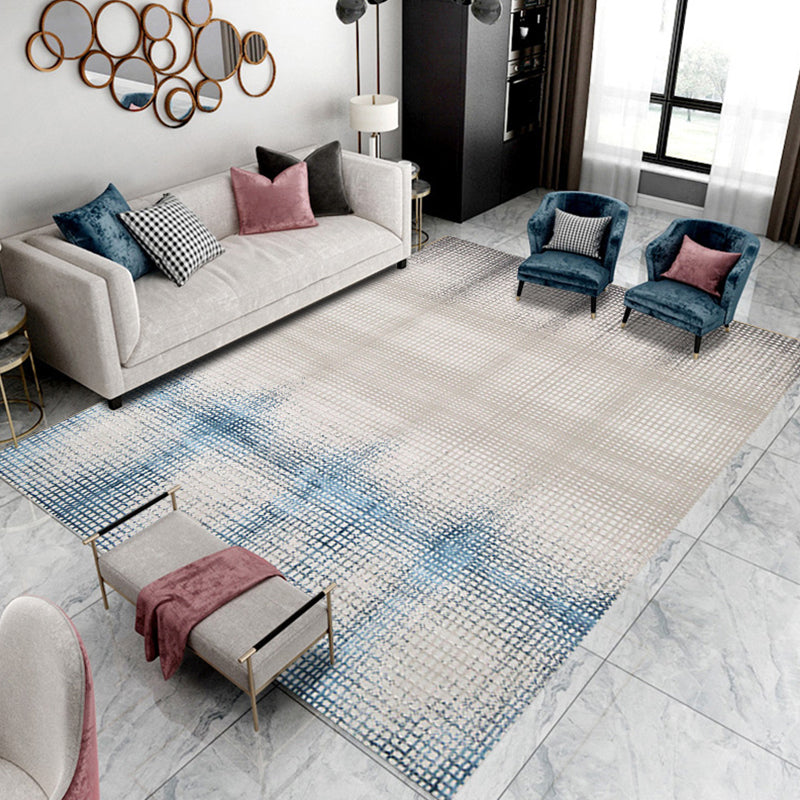 Gold Modern Area Carpet Polypropylene Graphic Carpet Washable Carpet for Living Room