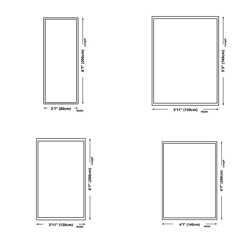 White Modern Carpet Polyester Abstract Pattern Carpet Washable Carpet for Home Decor