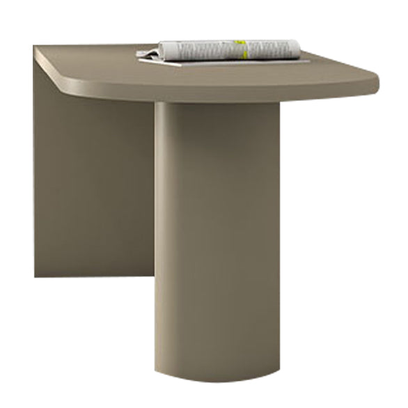 Free Form Solid Wood Four-Color Dining Table Simplicity Double Pedestal Table for Dining Room