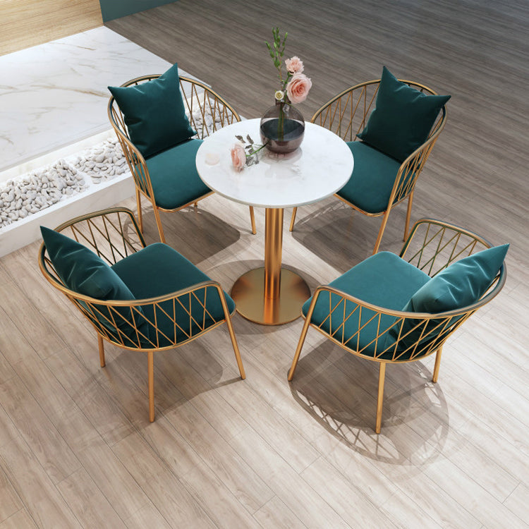 Muebles de lujo tradicionales para el hogar, mesa de mármol para comedor, hogar