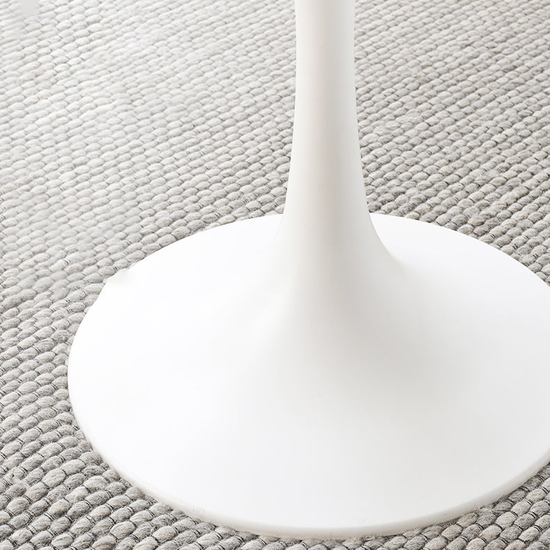 Metal Modern Round Table Sintered Stone Table for Kitchen and Dining Room
