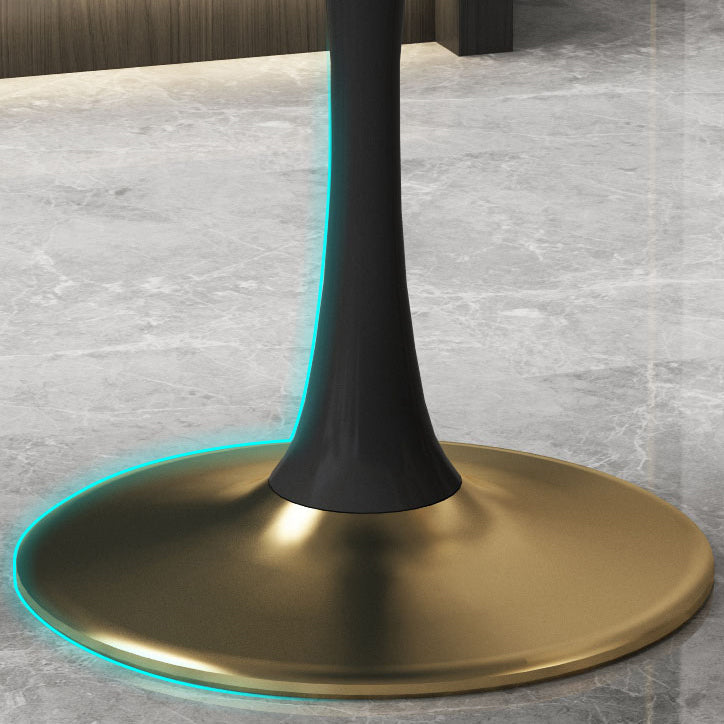 Tavolo da pranzo contemporaneo da 31,5 pollici tavolo rotondo per cucina