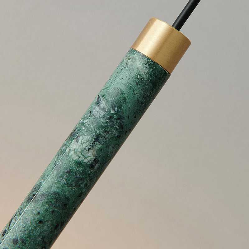 Eigentijdse hangende hanglamp lineaire vorm marmeren hanger voor woonkamer slaapkamer