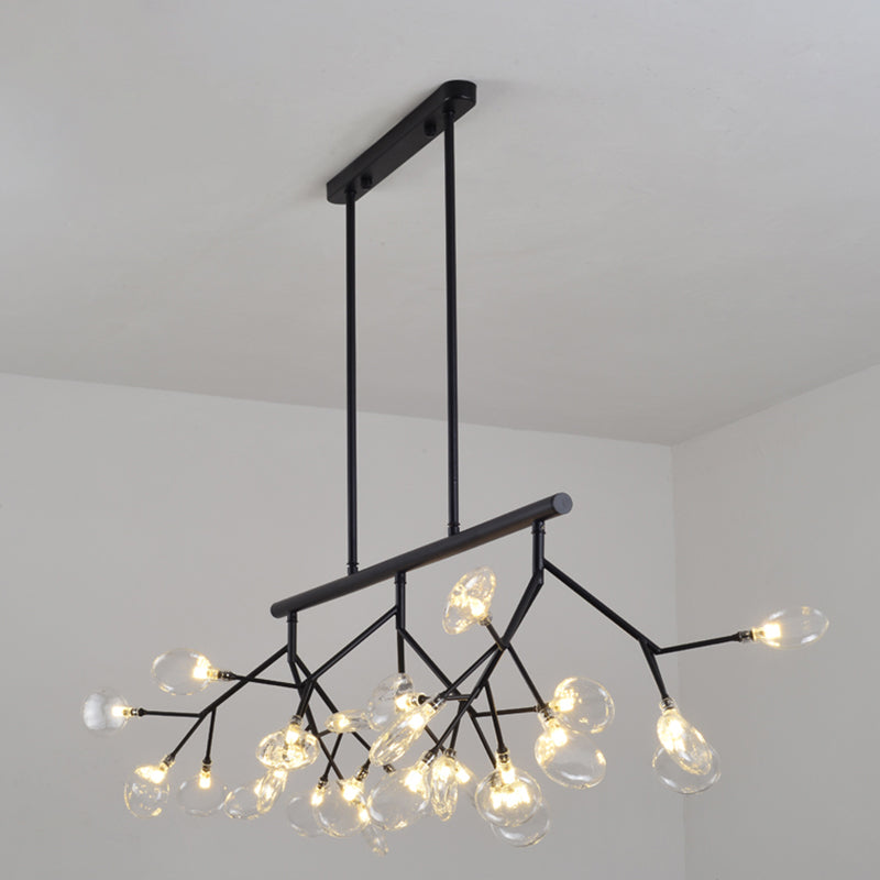 Modern Style Firefly Island Pendant Simple 27 Lights Island Light for Bedroom