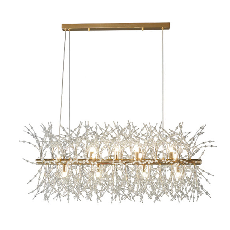 Candelier de lucante Ligera de la lámpara Parte Sala de estar de la isla moderna de la isla de iluminación