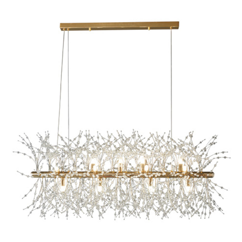 Candelier de lucante Ligera de la lámpara Parte Sala de estar de la isla moderna de la isla de iluminación