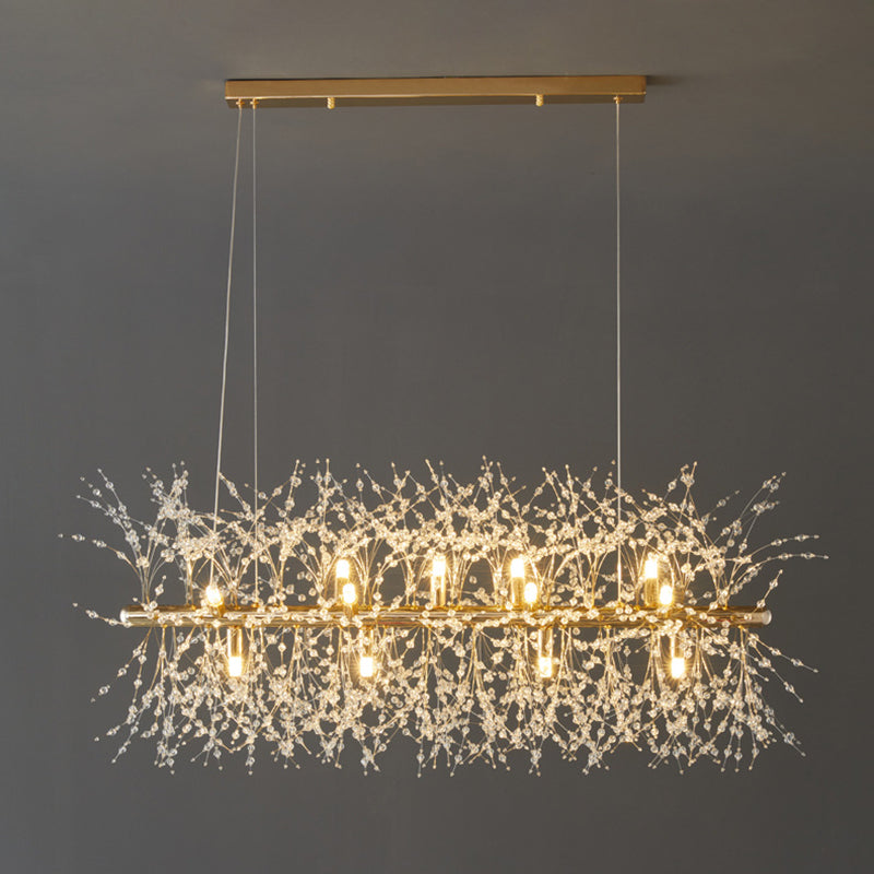 Candelier de lucante Ligera de la lámpara Parte Sala de estar de la isla moderna de la isla de iluminación