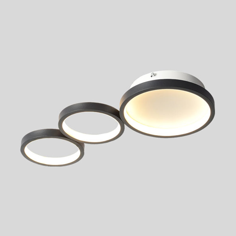 Modern Flush Mount Ceiling Light Aluminum LED Ceiling Light for Living Room