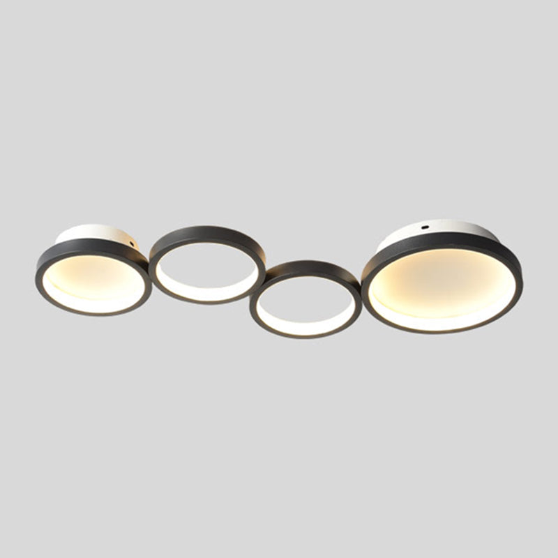 Modern Flush Mount Ceiling Light Aluminum LED Ceiling Light for Living Room