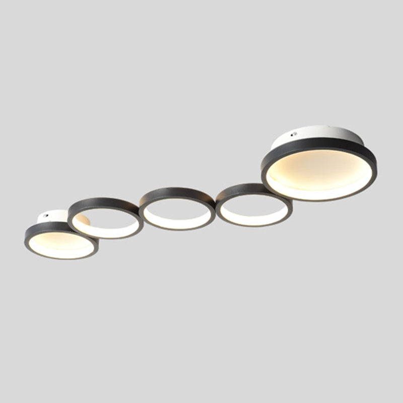 Modern Flush Mount Ceiling Light Aluminum LED Ceiling Light for Living Room