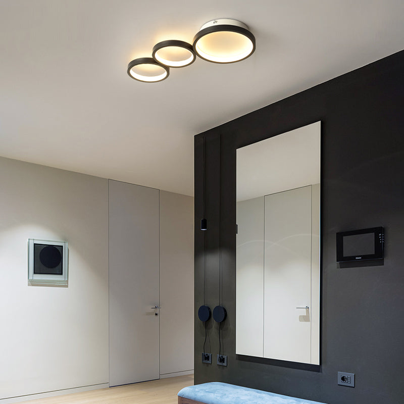 Modern Flush Mount Ceiling Light Aluminum LED Ceiling Light for Living Room