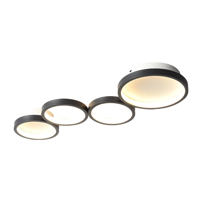 Modern Flush Mount Ceiling Light Aluminum LED Ceiling Light for Living Room