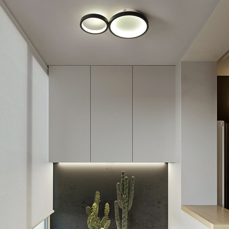 Modern Flush Mount Ceiling Light Aluminum LED Ceiling Light for Living Room