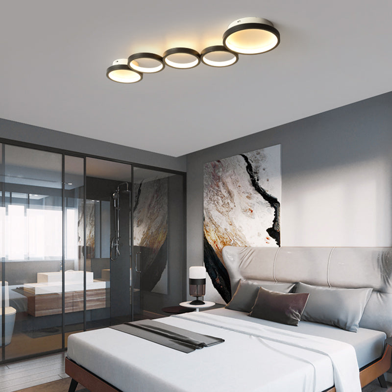 Modern Flush Mount Ceiling Light Aluminum LED Ceiling Light for Living Room