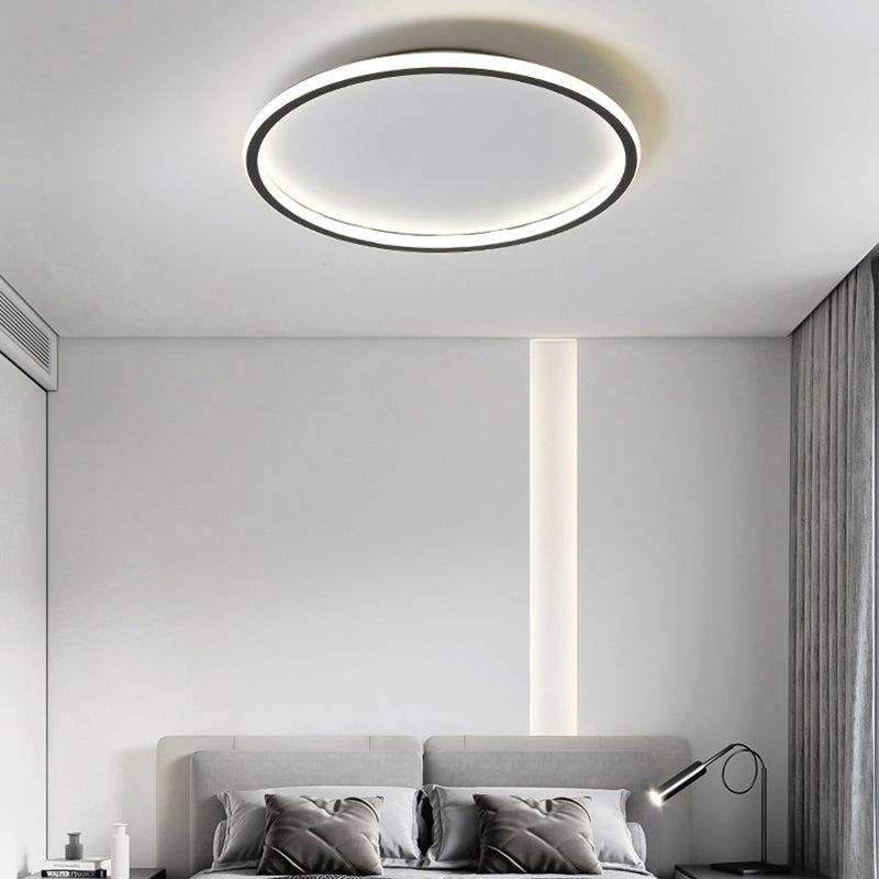 Plafondlamp in eenvoudige stijl, aluminium plafondlamp voor slaapkamer, woonkamer
