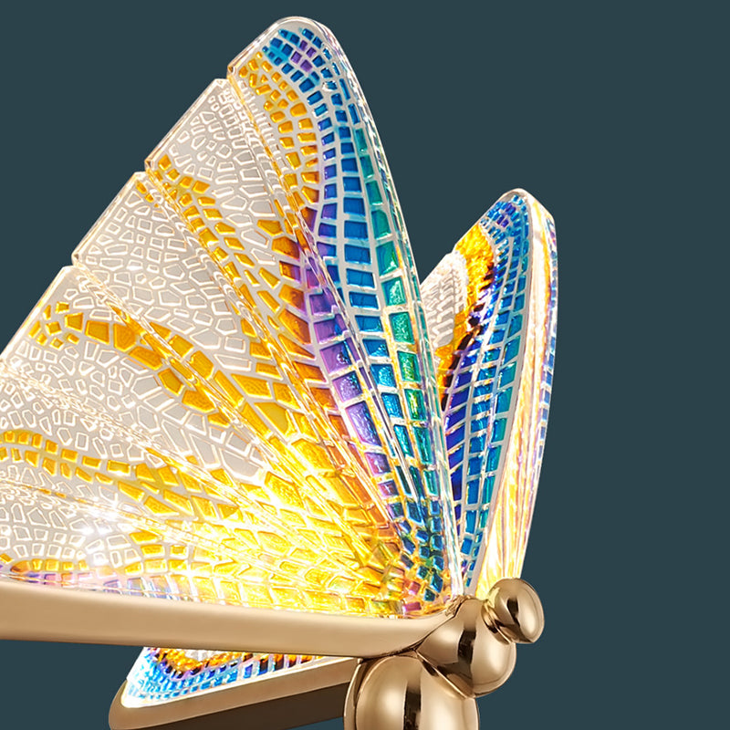 Moderne LED Hängende Licht mit Acrylbutterfly -Schatten -Anhänger Licht für Schlafzimmer