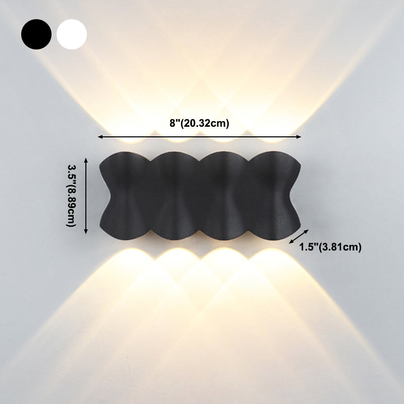 Luz de pared múltiple de pared de pared contemporánea LED para sala de estar para sala de estar