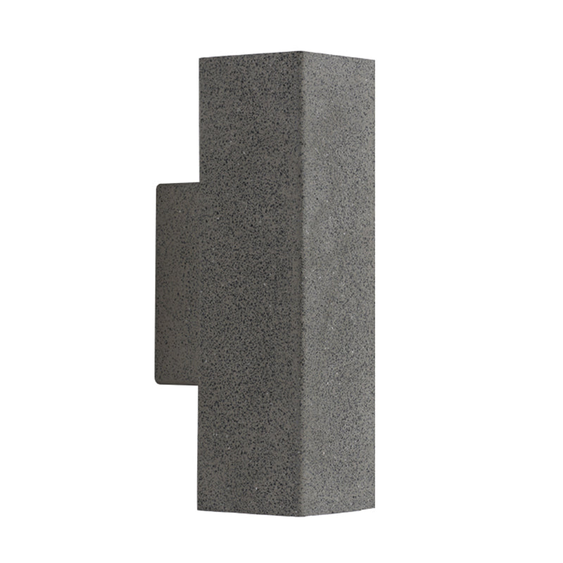 Contemporary Cement Wall Sconces Lighting Minimalist Wall Washer for Outdoor