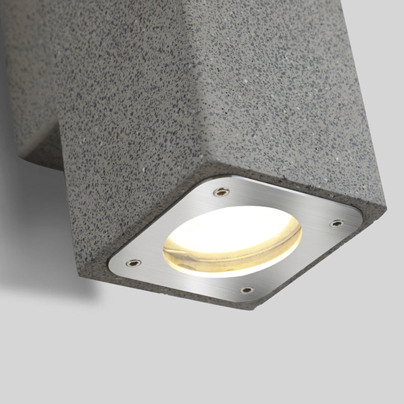 Contemporary Cement Wall Sconces Lighting Minimalist Wall Washer for Outdoor