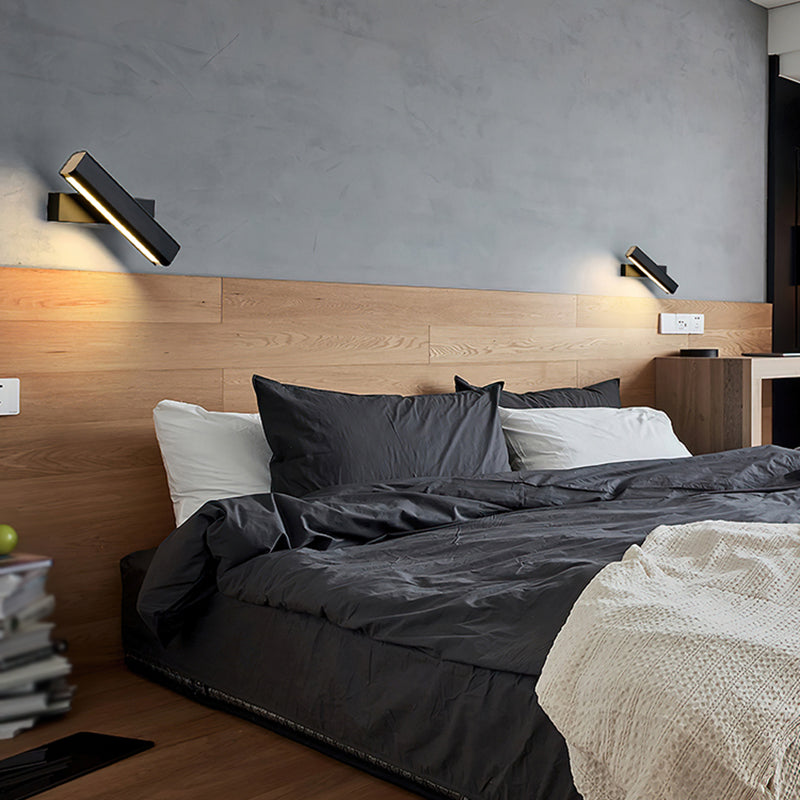 Contemporary Simple Metal Wall Sconce 1 Light Rectangular Wall Light for Living Room