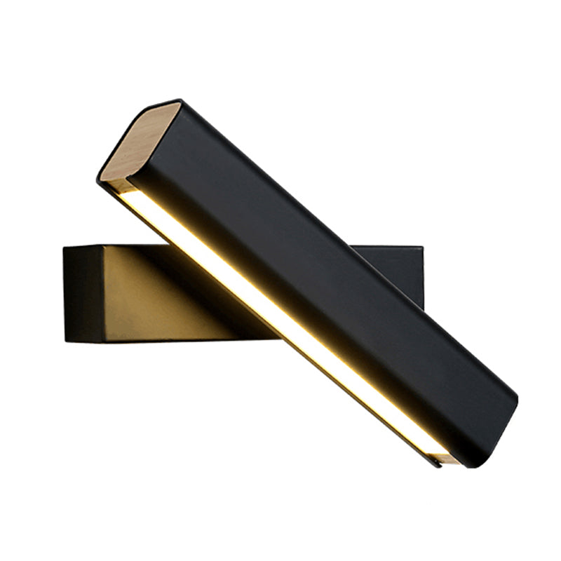 Contemporary Simple Metal Wall Sconce 1 Light Rectangular Wall Light for Living Room