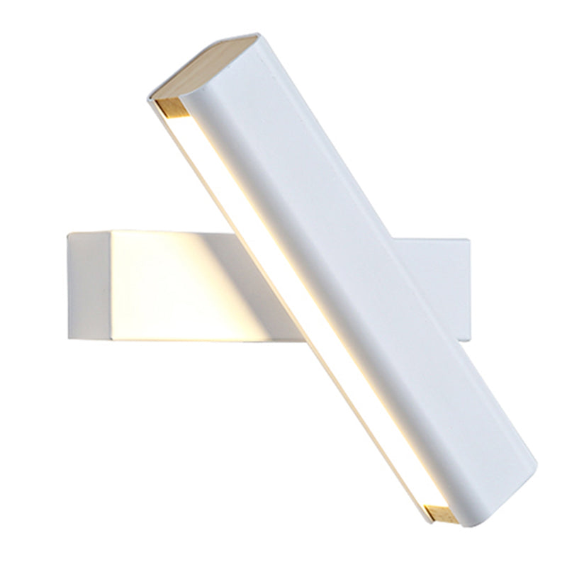 Contemporary Simple Metal Wall Sconce 1 Light Rectangular Wall Light for Living Room