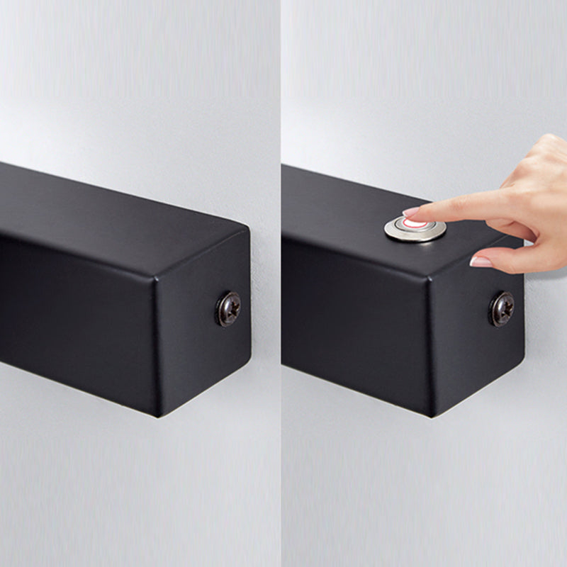 Contemporary Simple Metal Wall Sconce 1 Light Rectangular Wall Light for Living Room