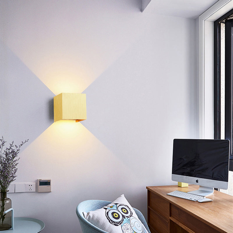 Minimalismo moderno Lámpara de pared apliques de pared de aluminio para el pasillo para el pasillo