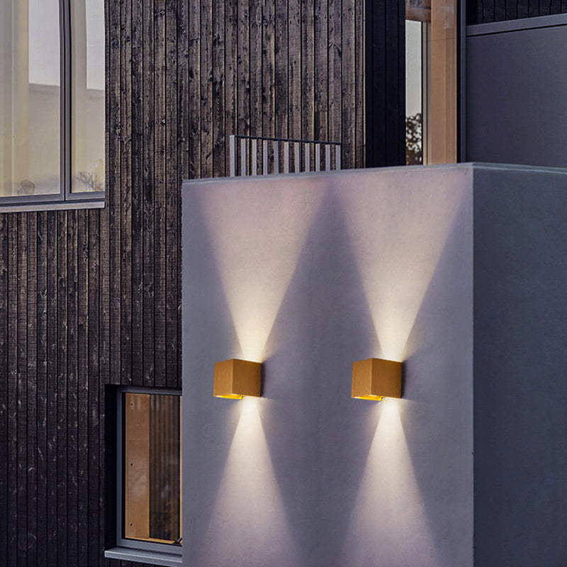 Minimalismo moderno Lámpara de pared apliques de pared de aluminio para el pasillo para el pasillo