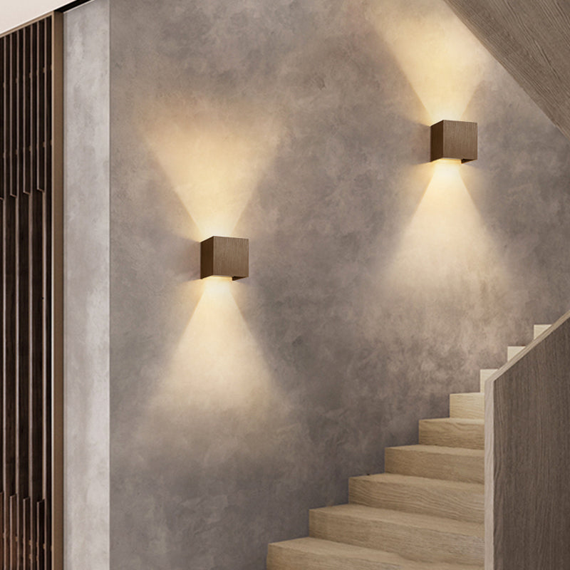 Minimalismo moderno Lámpara de pared apliques de pared de aluminio para el pasillo para el pasillo