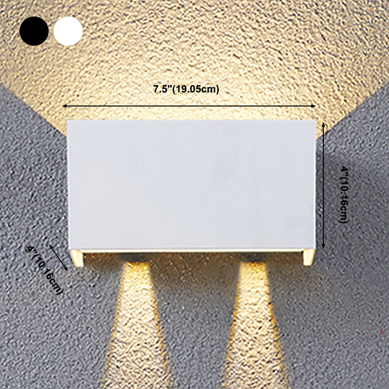 Minimalismo moderno Lámpara de pared apliques de pared de aluminio para el pasillo para el pasillo