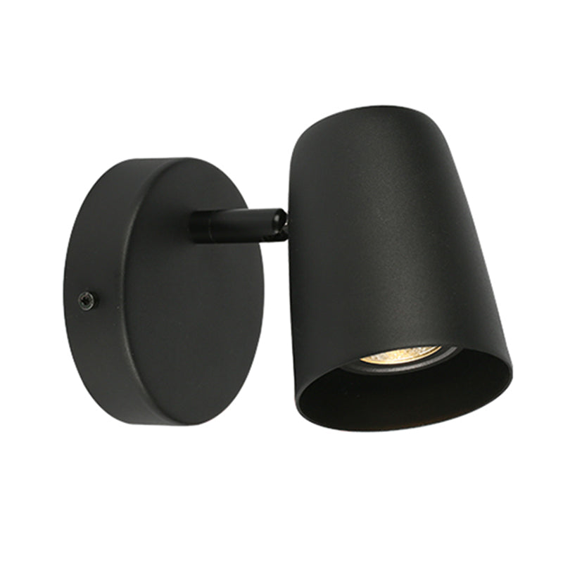 Dormitorio luminosos simples luminosos 1 iluminación de pared giratoria de metal ligero