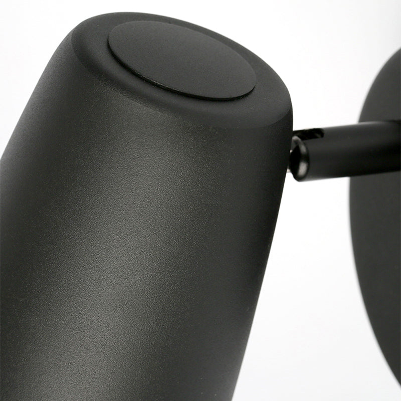 Dormitorio luminosos simples luminosos 1 iluminación de pared giratoria de metal ligero