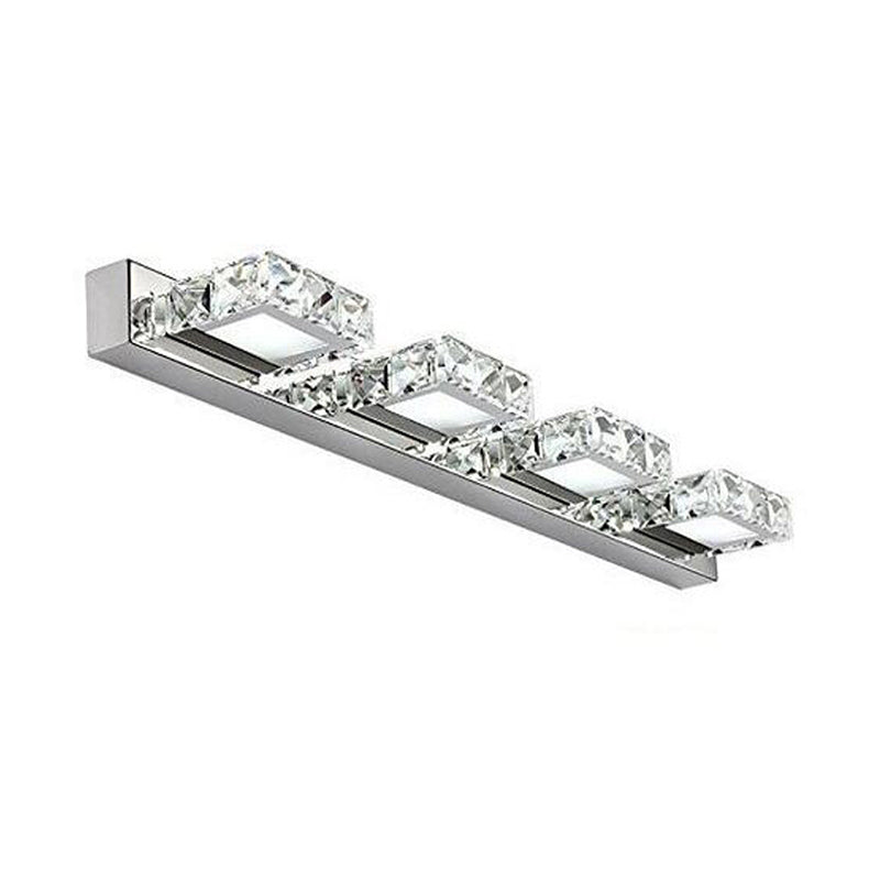 Modern Crystal Makeup Mirror Light Simple LED Mirror Lamp Fixture for Bathroom