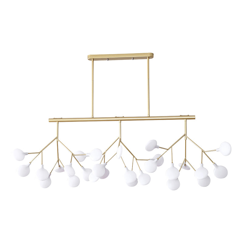Modern Style Firefly Island Pendant Simple 27 Lights Island Light for Dining Room