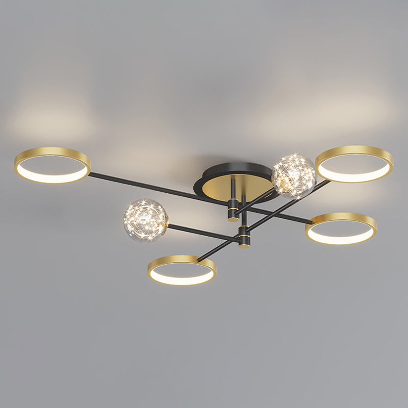 Modernist Flush Mount Fixture Gypsophila LED Flush Ceiling Light Fixtures