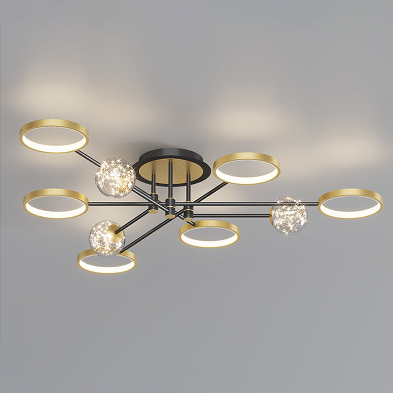 Modernist Flush Mount Fixture Gypsophila LED Flush Ceiling Light Fixtures