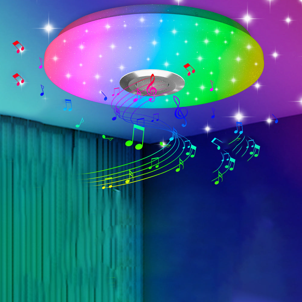 Lampada da soffitto moderna semplice e intelligente, forma rotonda in acrilico per soggiorno