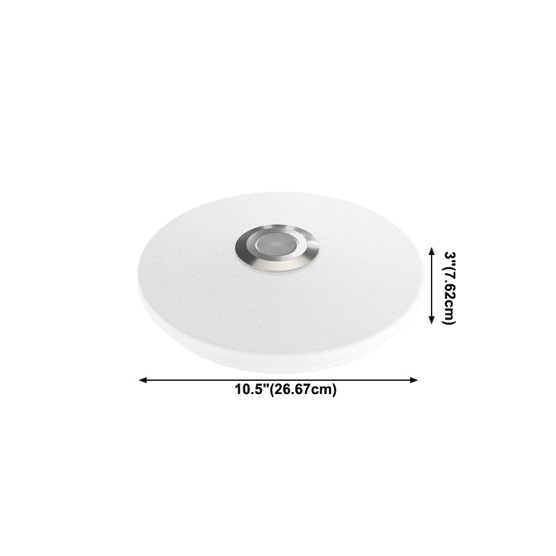 Lampada da soffitto moderna semplice e intelligente, forma rotonda in acrilico per soggiorno
