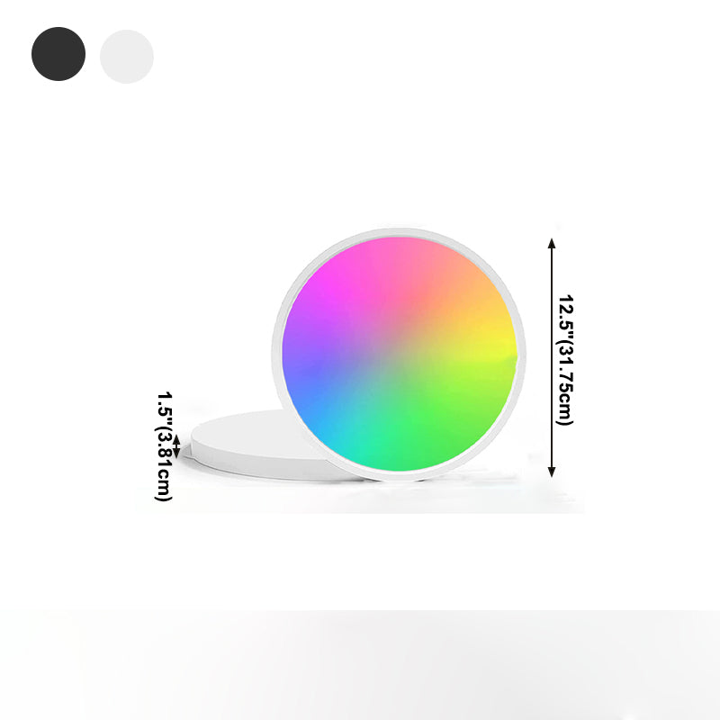 Lampada da soffitto intelligente moderna semplicità forma rotonda acrilica per camera da letto