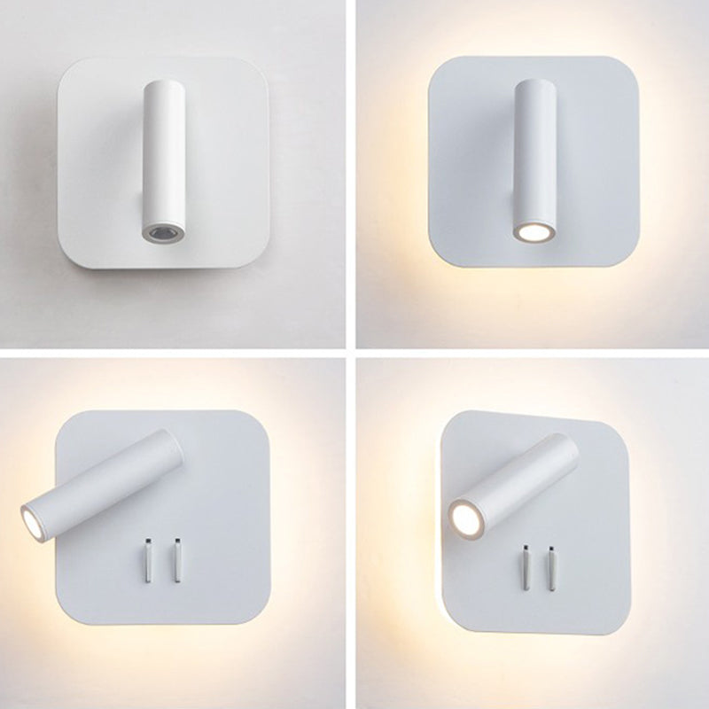 Estilo contemporáneo Luces de lectura de lámpara de luz montado en pared de estilo geométrico