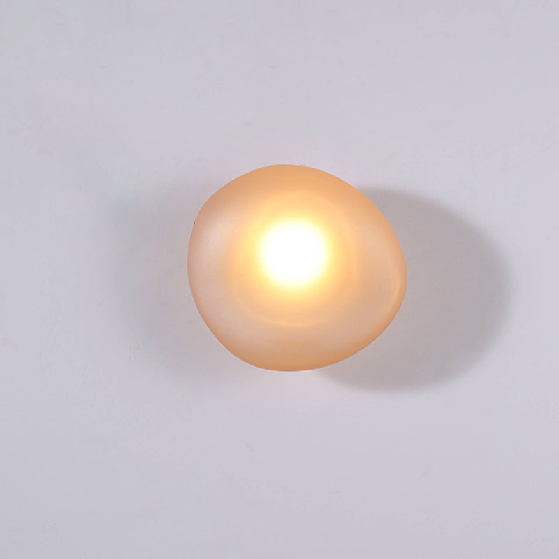 Modern Style Geometric Wall Sconce Lights Glass 1 Light Wall Mount Lighting