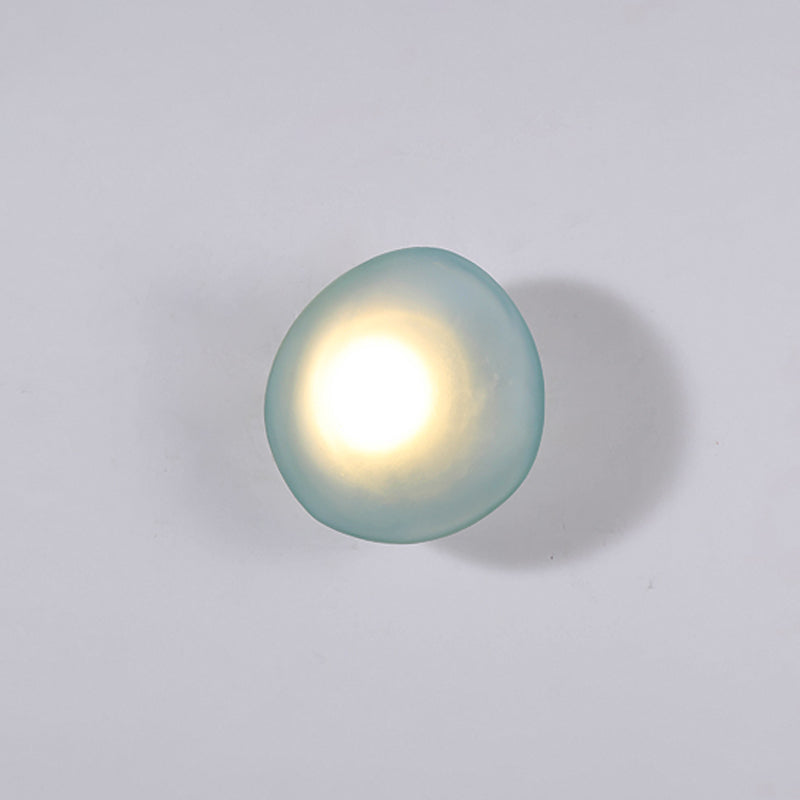 Modern Style Geometric Wall Sconce Lights Glass 1 Light Wall Mount Lighting