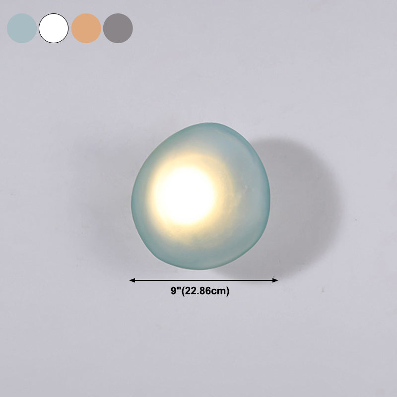 Modern Style Geometric Wall Sconce Lights Glass 1 Light Wall Mount Lighting