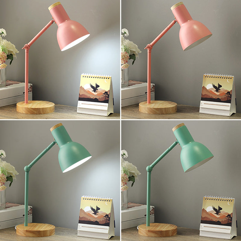 Lampada da tavolo da tavolo a forma di campana in stile contemporaneo