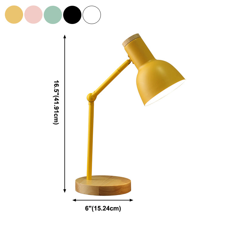 Lampada da tavolo da tavolo a forma di campana in stile contemporaneo