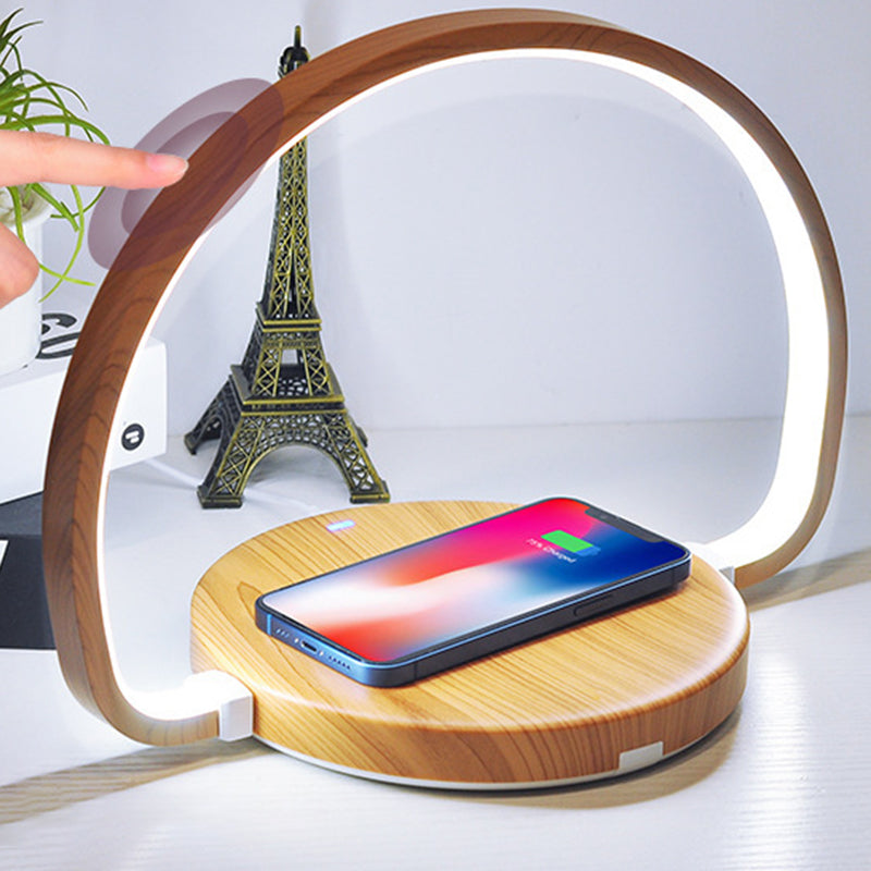 Minimalisme LAMPE DE LECTURE LAMBRE 1-LIGHT LEDEAR TABLE LIGHT AVEC PORT USB